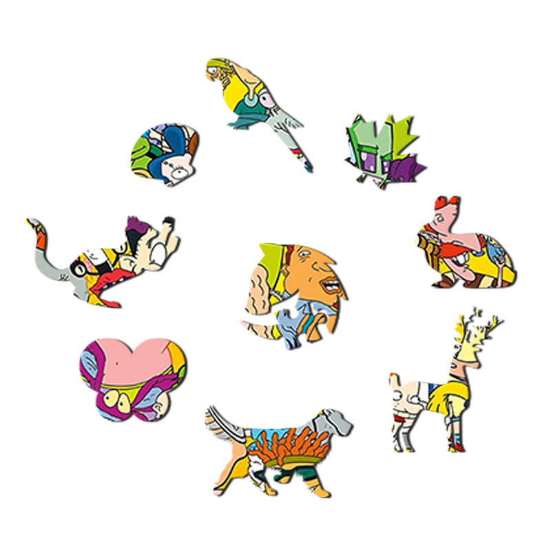 SpongeBob SquarePants Cartoon Wooden Jigsaw Puzzle - aimpuzzle