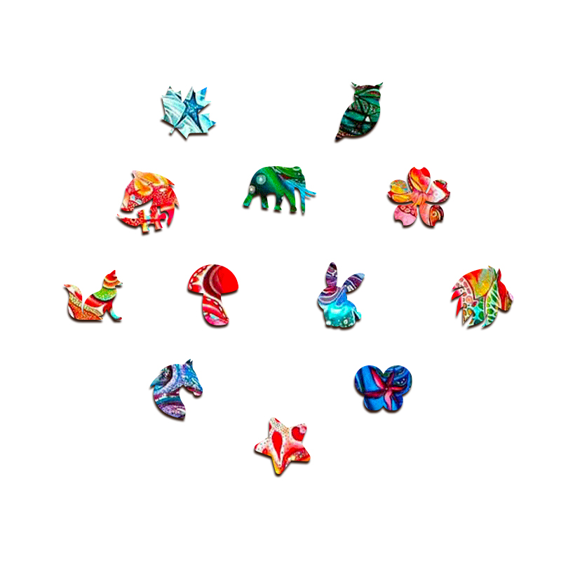 Yin Yang Water and Fire Wooden Jigsaw Puzzle - aimpuzzle