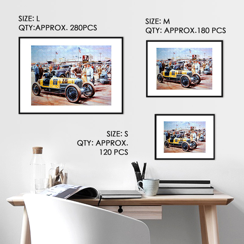 Antique Cars Wooden Jigsaw Puzzle - aimpuzzle