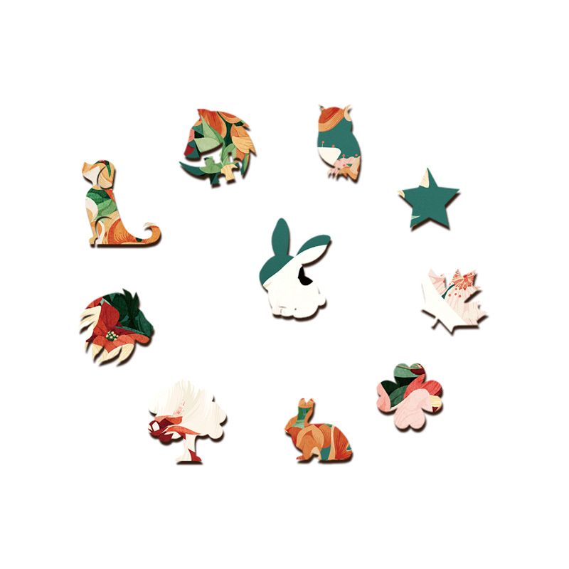 Cute Bunny Wooden Jigsaw Puzzle - aimpuzzle