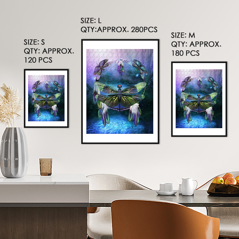 Dragonfly Wooden Jigsaw Puzzle - aimpuzzle