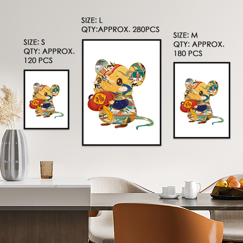 Rats Wooden Jigsaw Puzzle - aimpuzzle