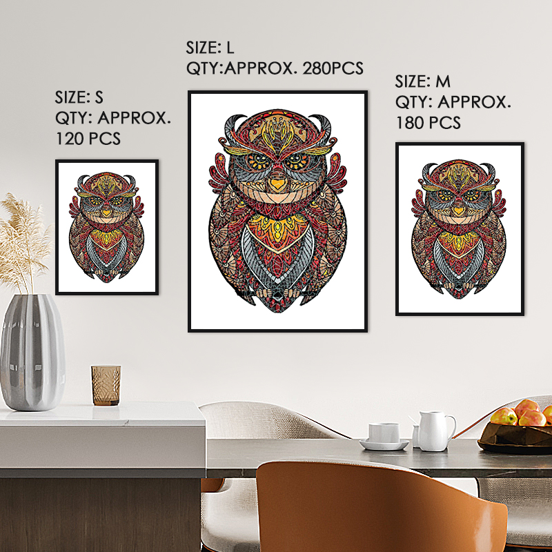 Owl Wooden Jigsaw Puzzle - aimpuzzle
