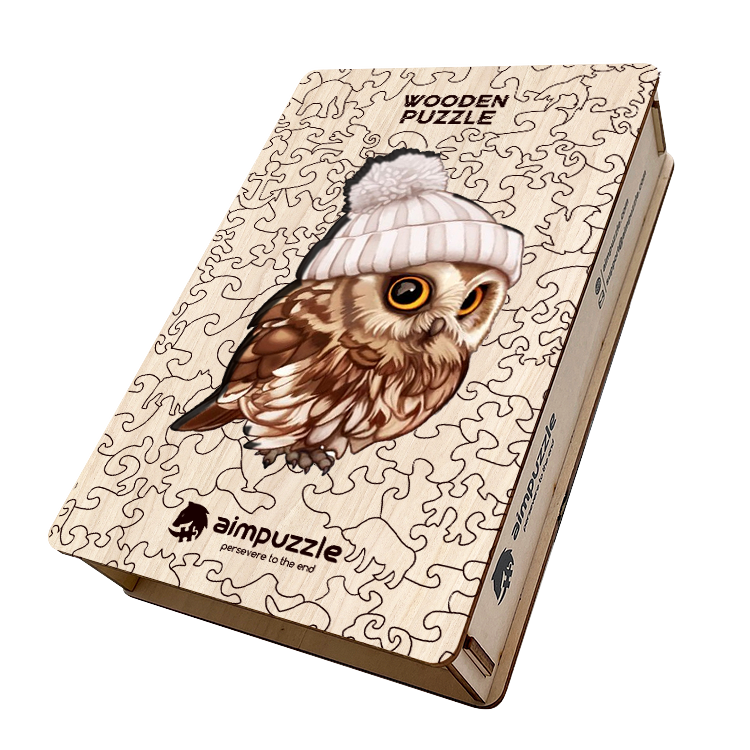 Cute Owl Wooden Jigsaw Puzzle - aimpuzzle
