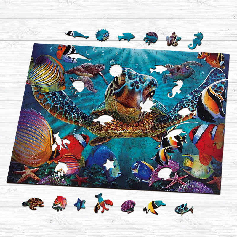 Sea Turtle Wooden Jigsaw Puzzle - aimpuzzle