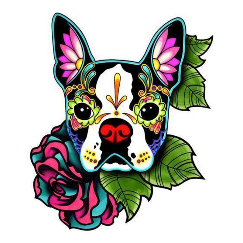 Flower Dog Wooden Jigsaw Puzzle - aimpuzzle