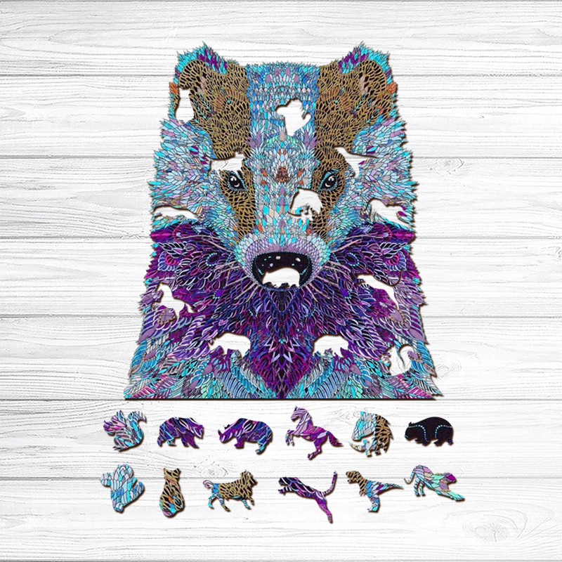 Badger Wooden Jigsaw Puzzle - aimpuzzle