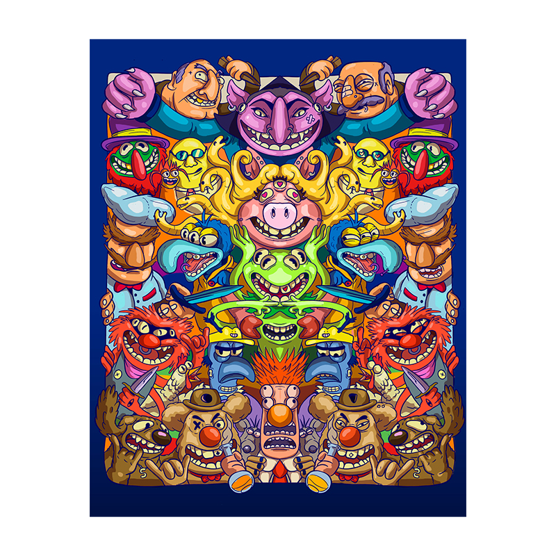 Monster Story Cartoon Wooden Jigsaw Puzzle - aimpuzzle