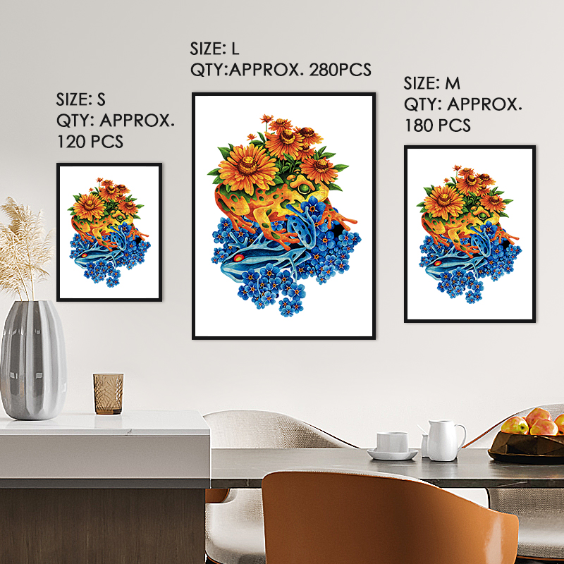 Poison Dart Frogs Wooden Jigsaw Puzzle - aimpuzzle