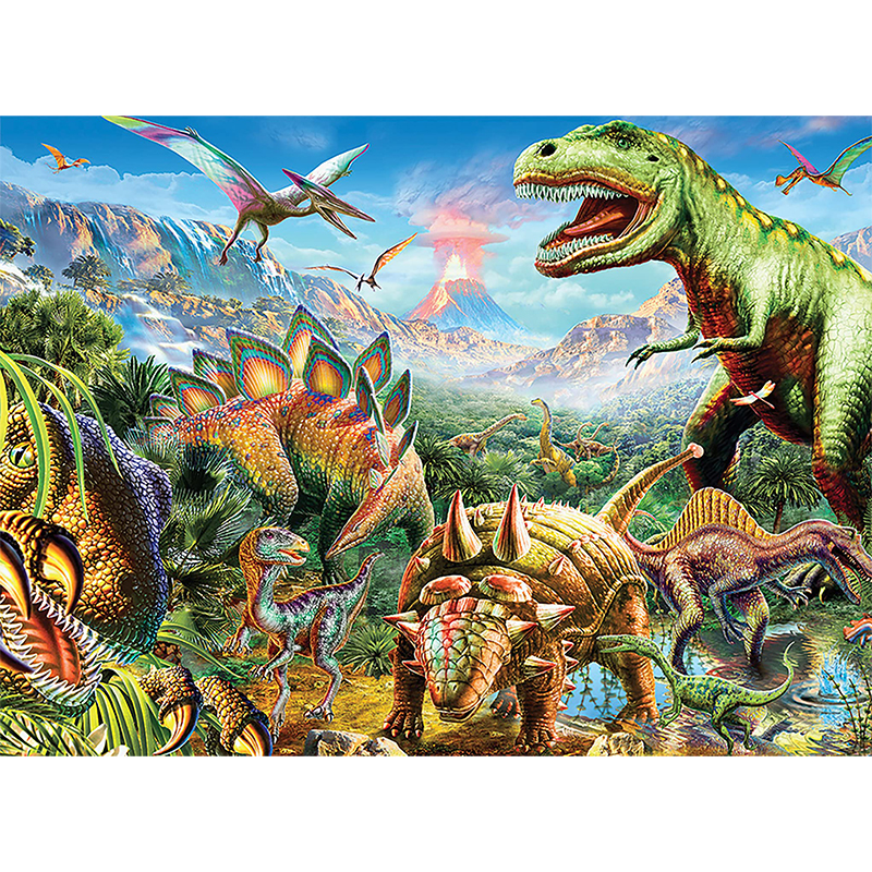 Jurassic Dinosaurs Wooden Jigsaw Puzzle - aimpuzzle