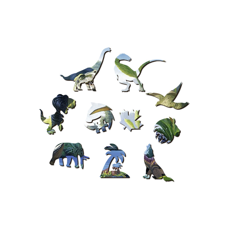 Jurassic Park Wooden Jigsaw Puzzle - aimpuzzle