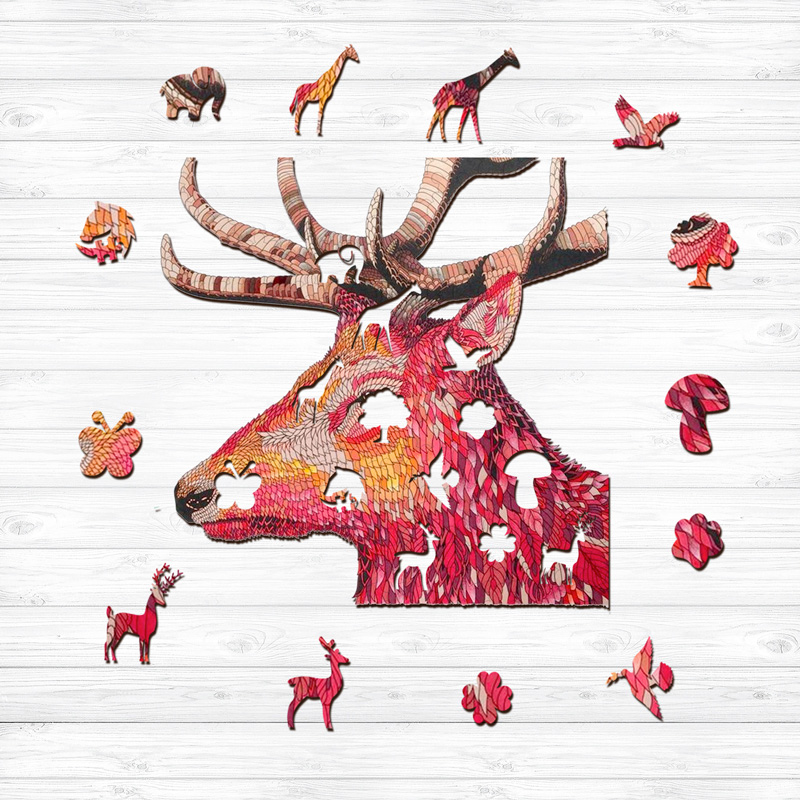Moose Wooden Jigsaw Puzzle - aimpuzzle
