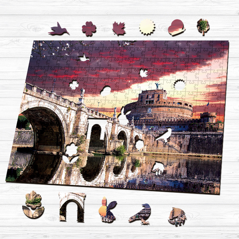 Rome City Wooden Jigsaw Puzzle - aimpuzzle
