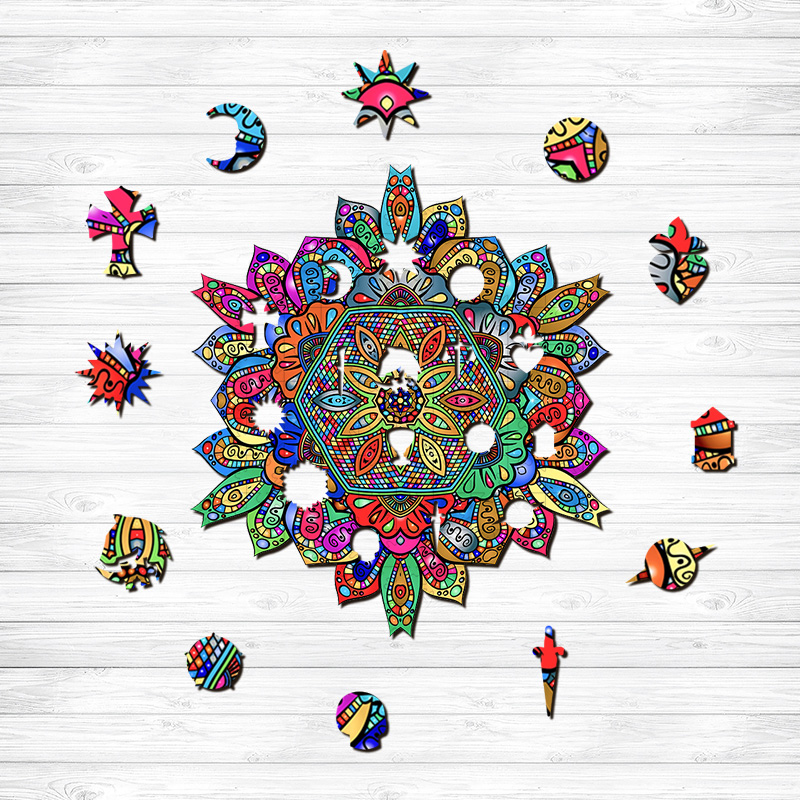 Medallion Wooden Jigsaw Puzzle - aimpuzzle