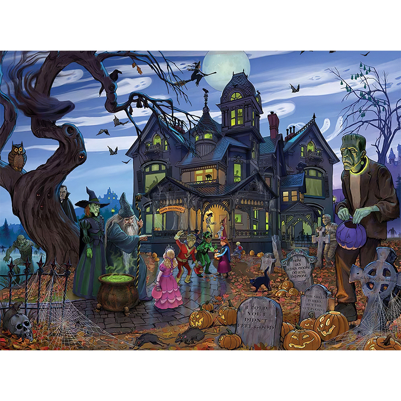 Dracula's Castle Wooden Jigsaw Puzzle - aimpuzzle