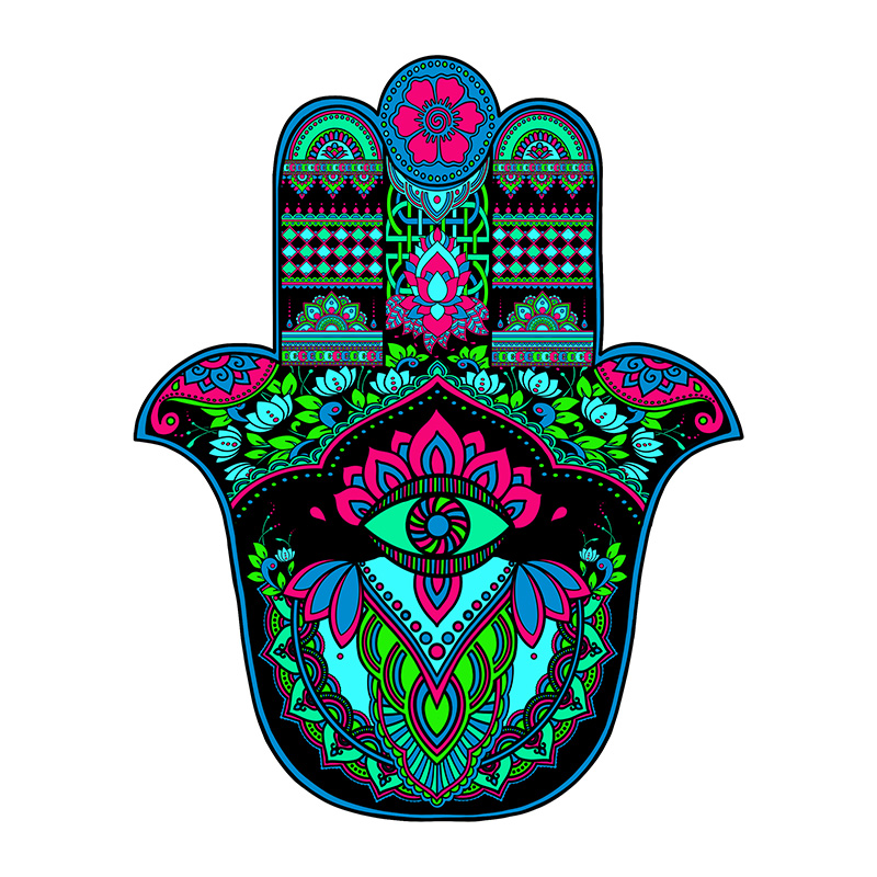 Hamsa Hand Wooden Jigsaw Puzzle - aimpuzzle