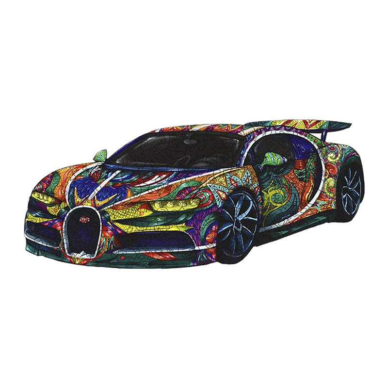Bugatti Car Wooden Jigsaw Puzzle - aimpuzzle