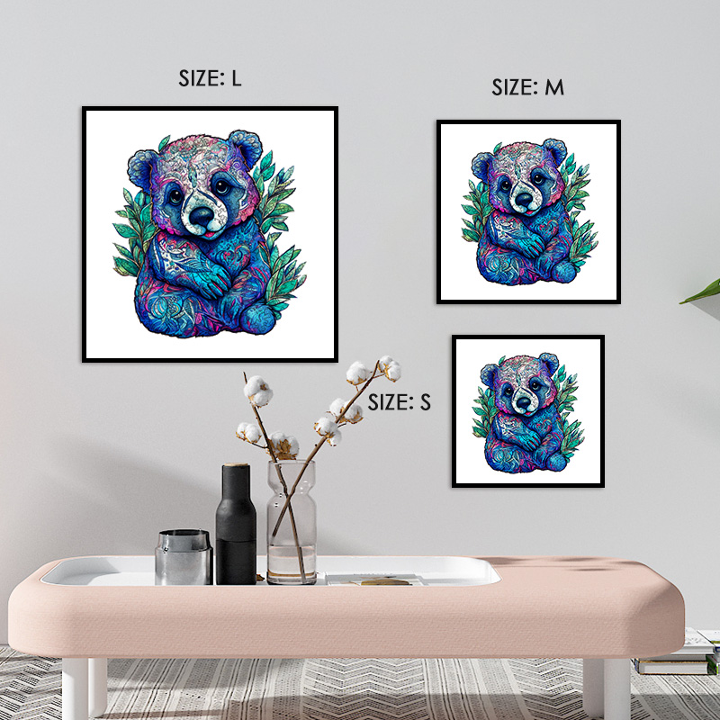 Cute Panda Baby Wooden Jigsaw Puzzle - aimpuzzle