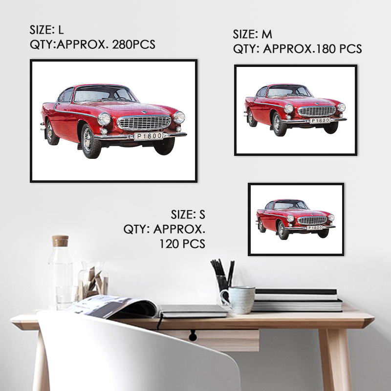 Volvo P1800 Wooden Jigsaw Puzzle - aimpuzzle