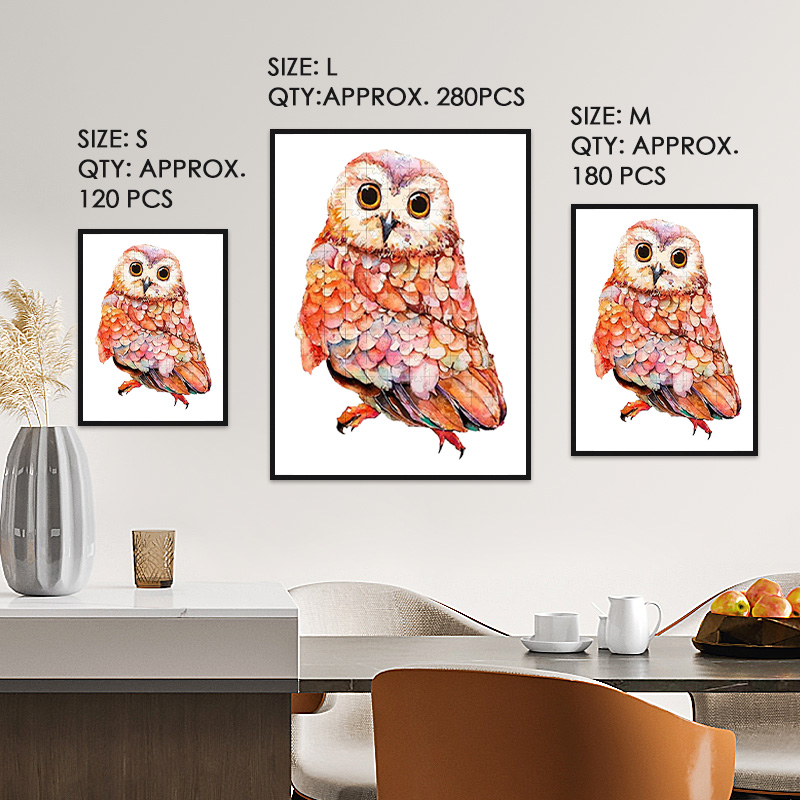 Owl Wooden Jigsaw Puzzle - aimpuzzle