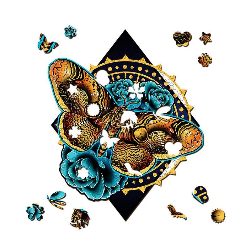 Butterflies Wooden Jigsaw Puzzle - aimpuzzle