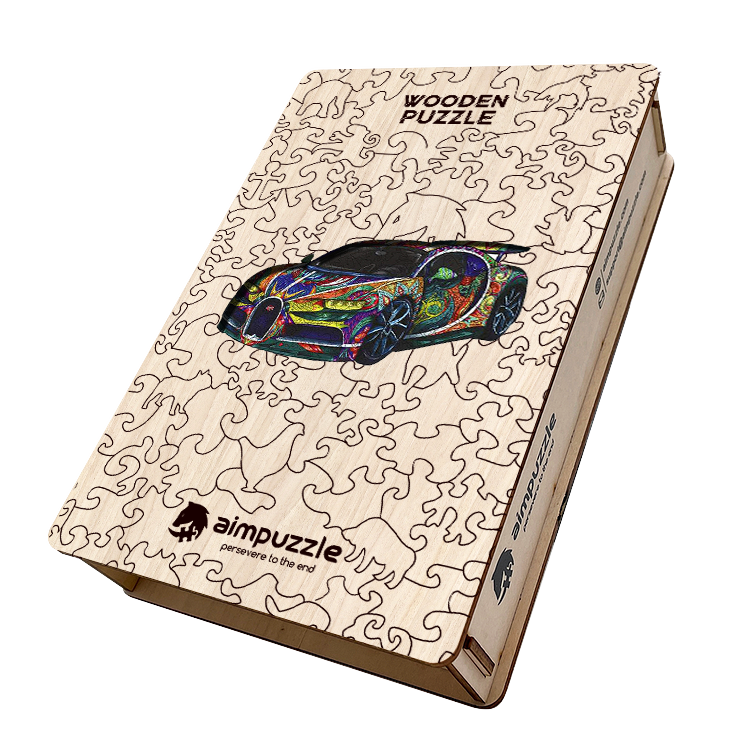 Bugatti Car Wooden Jigsaw Puzzle - aimpuzzle