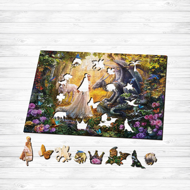 Dragon Lady Wooden Jigsaw Puzzle - aimpuzzle