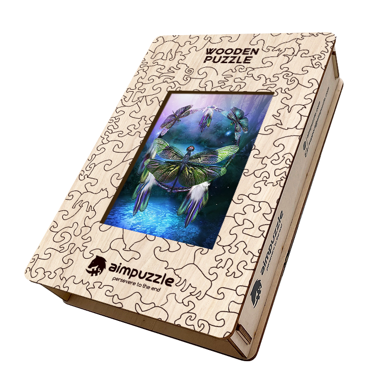 Dragonfly Wooden Jigsaw Puzzle - aimpuzzle