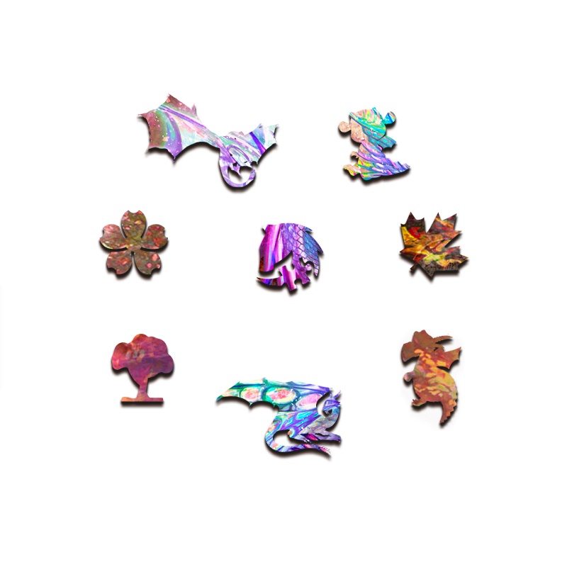 Flying Dragon Wooden Jigsaw Puzzle - aimpuzzle