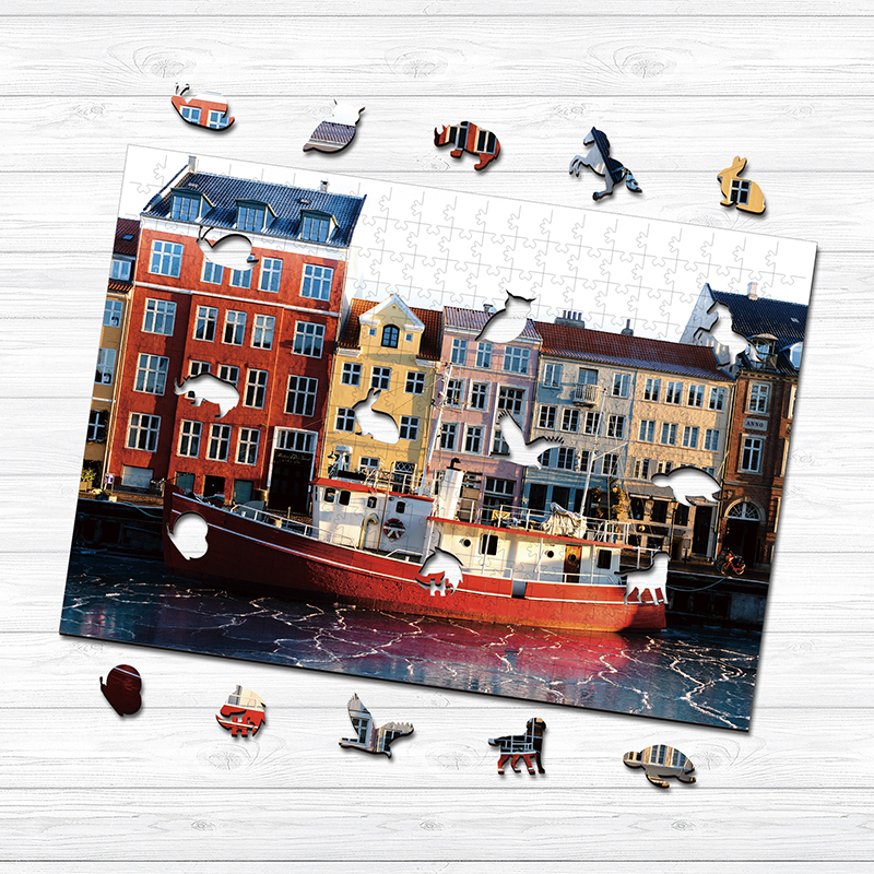 Nyhavn Wooden Jigsaw Puzzle - aimpuzzle