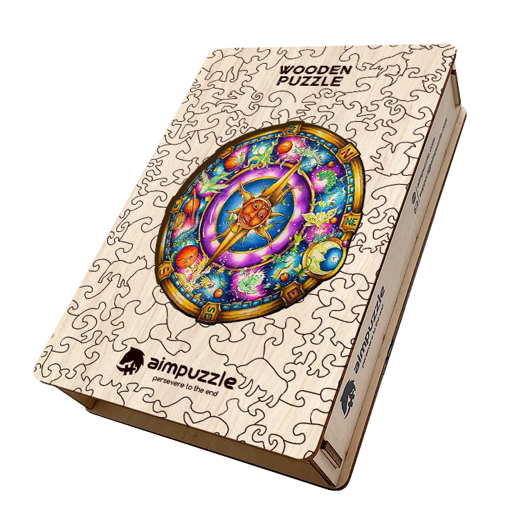 Compass Wooden Jigsaw Puzzle - aimpuzzle