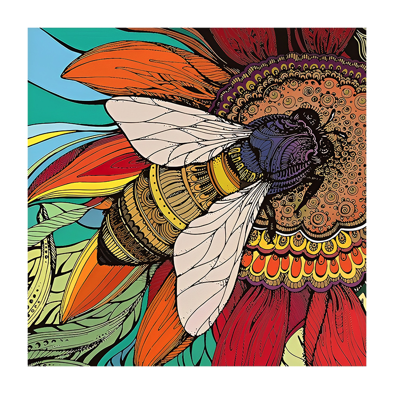 Bee Wooden Jigsaw Puzzle - aimpuzzle