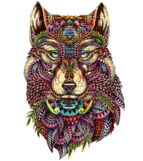 Wolf Wooden Jigsaw Puzzle - aimpuzzle
