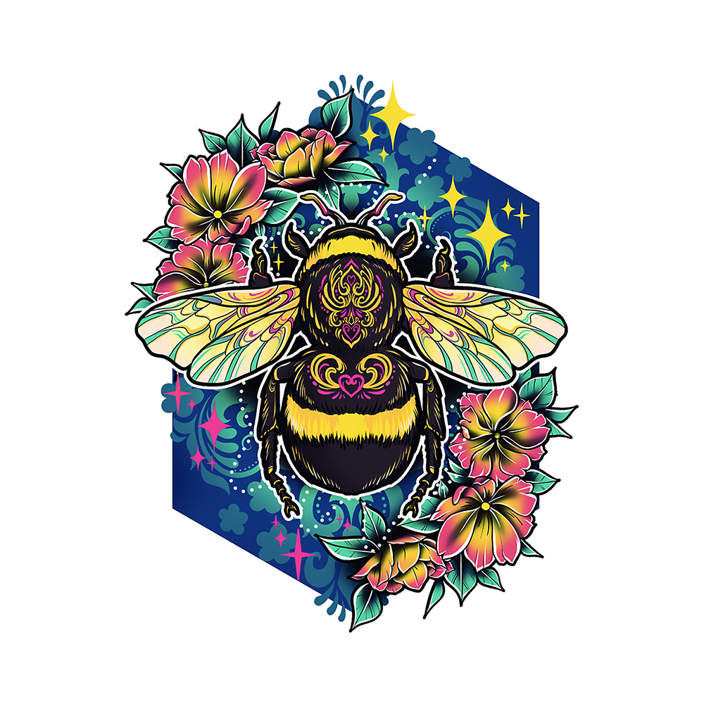 Flower Bee Wooden Jigsaw Puzzle - aimpuzzle