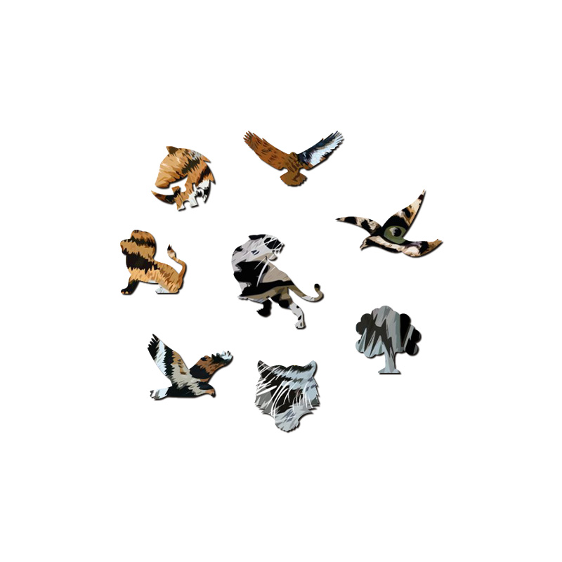 Tiger Leopard Wooden Jigsaw Puzzle - aimpuzzle