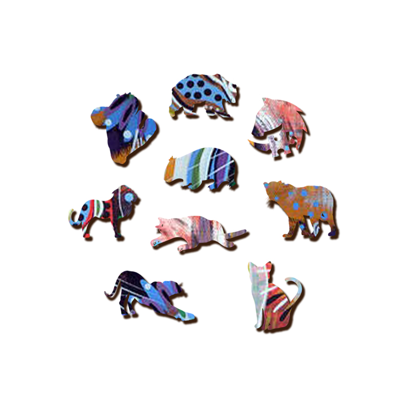 Tabby Cat Wooden Jigsaw Puzzle - aimpuzzle