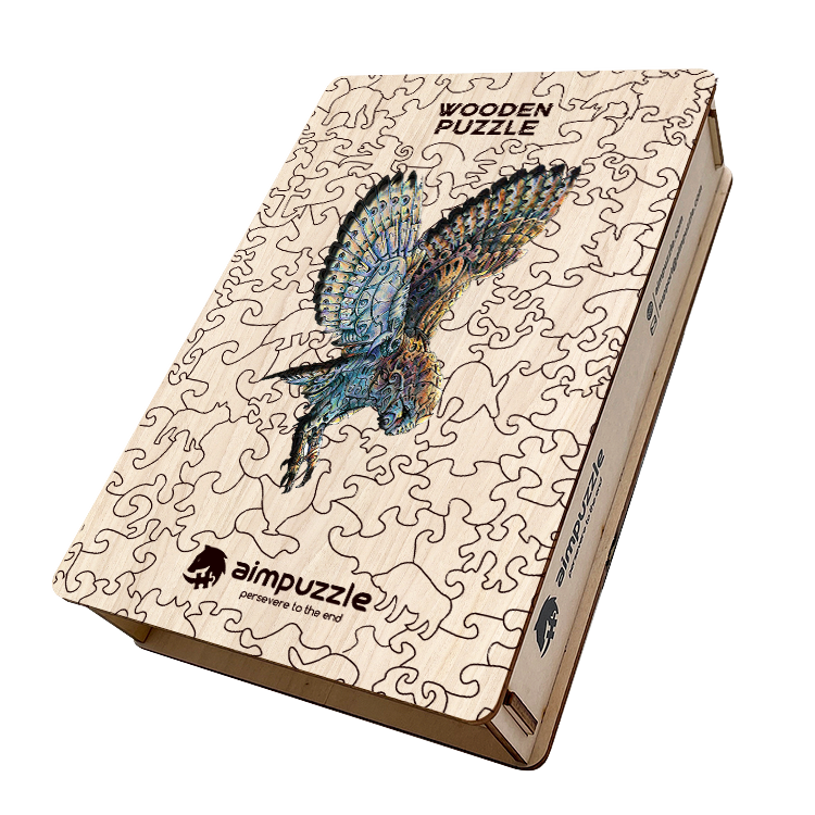 Steampunk Owl Wooden Jigsaw Puzzle - aimpuzzle