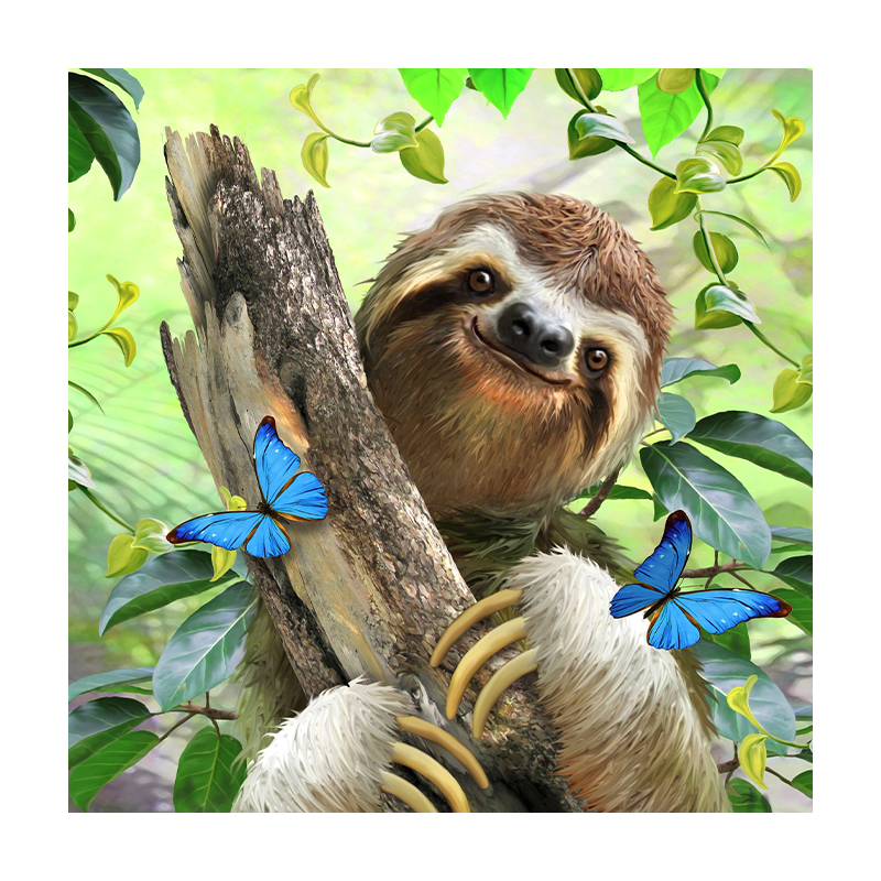Cute Sloth Wooden Jigsaw Puzzle - aimpuzzle