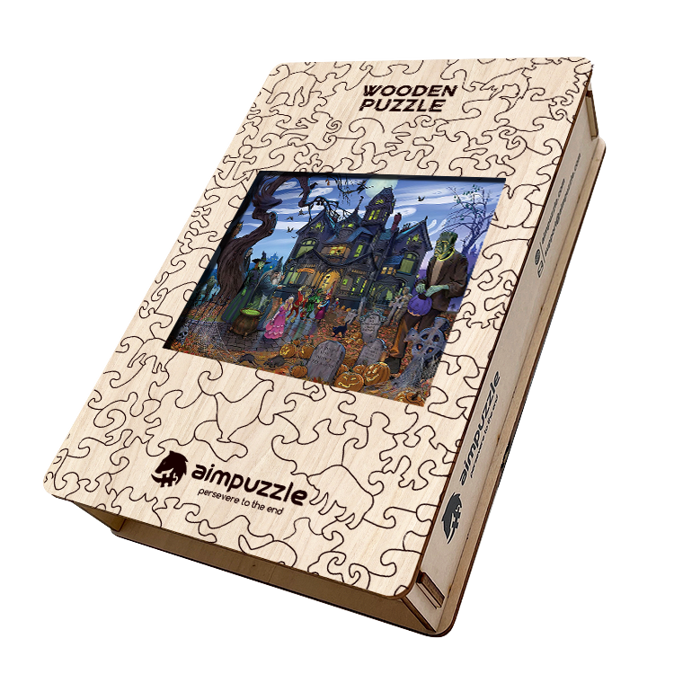 Dracula's Castle Wooden Jigsaw Puzzle - aimpuzzle
