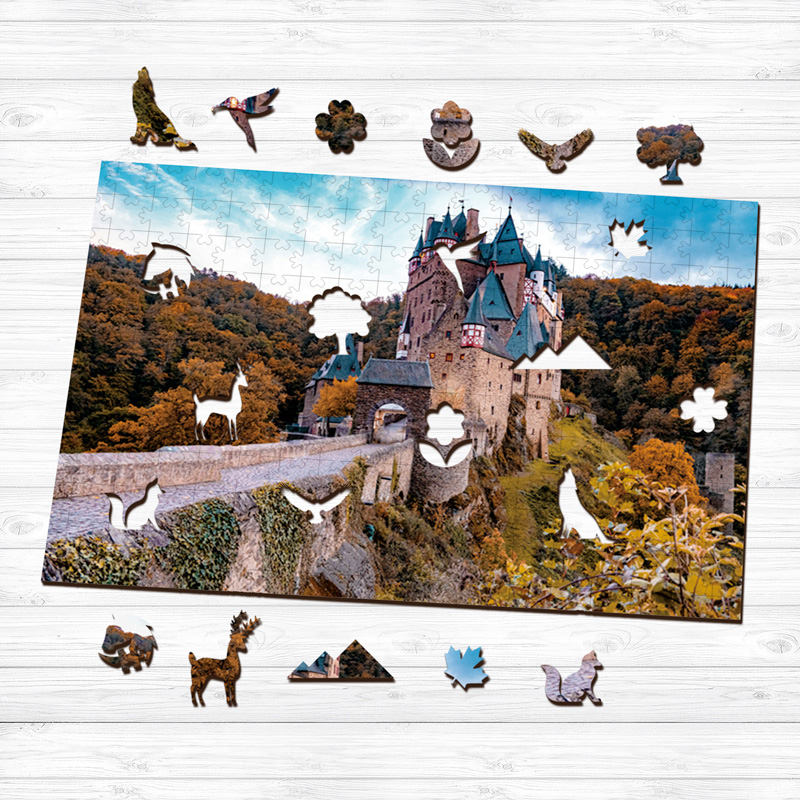 Eltz Castle Wooden Jigsaw Puzzle - aimpuzzle