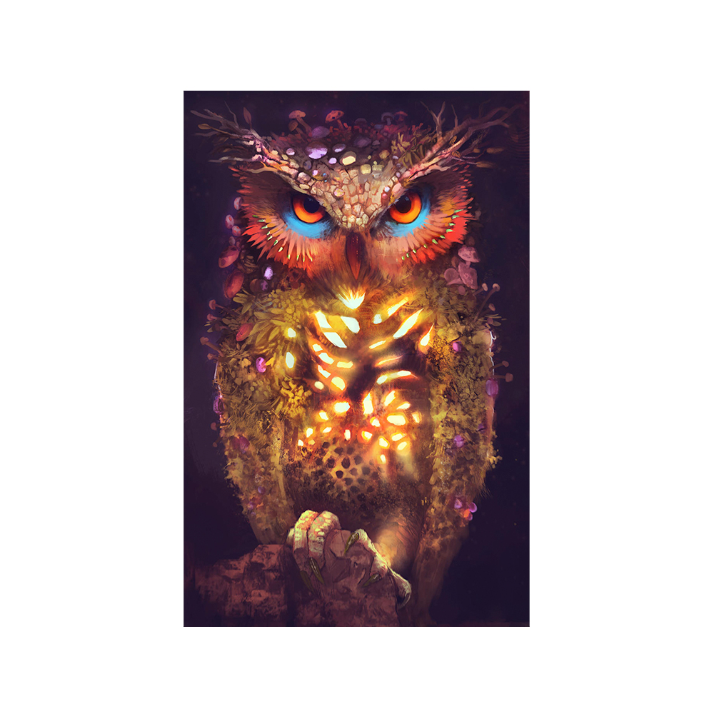 Magic Owl Wooden Jigsaw Puzzle - aimpuzzle