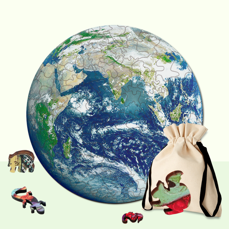 Earth Wooden Jigsaw Puzzle - aimpuzzle