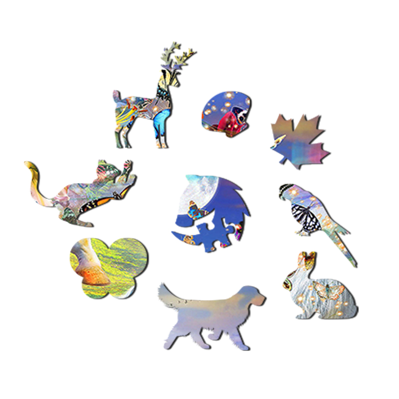 Unicorns Wooden Jigsaw Puzzle - aimpuzzle