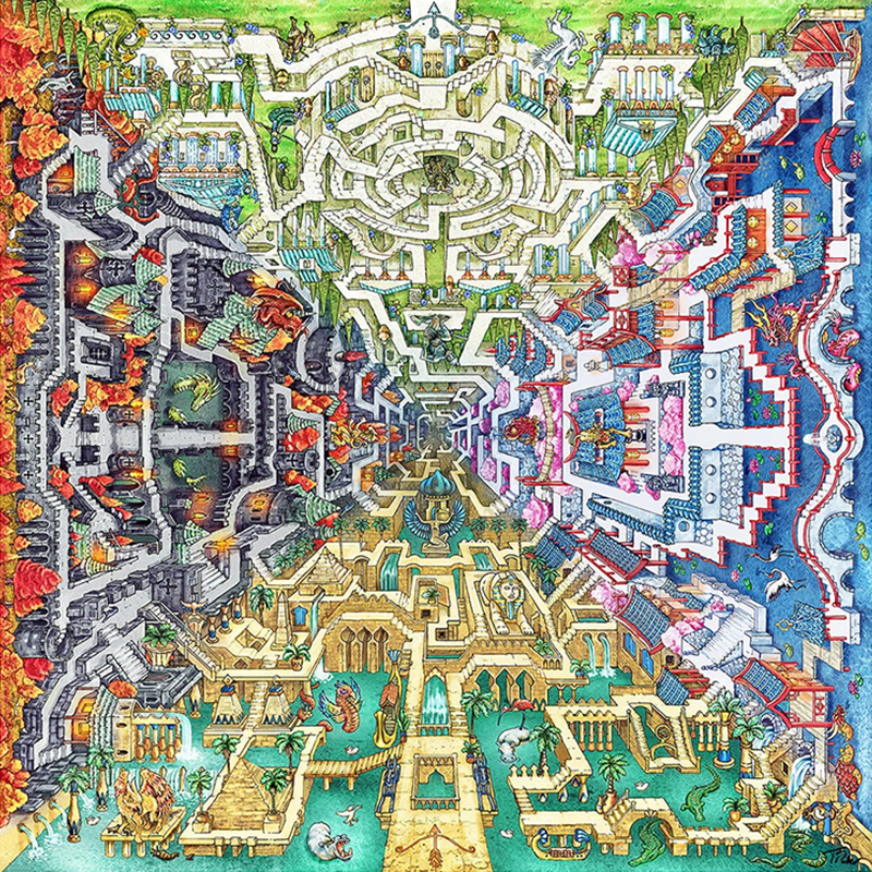 Labyrinth Wooden Jigsaw Puzzle - aimpuzzle