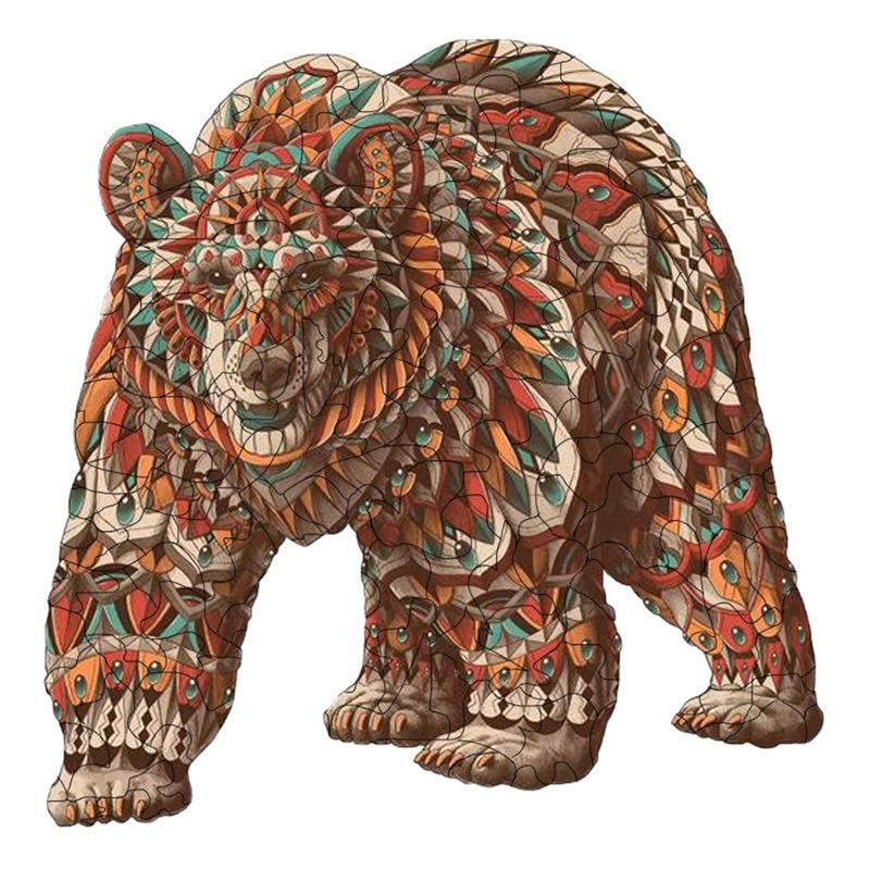 Bear Wooden Jigsaw Puzzle - aimpuzzle