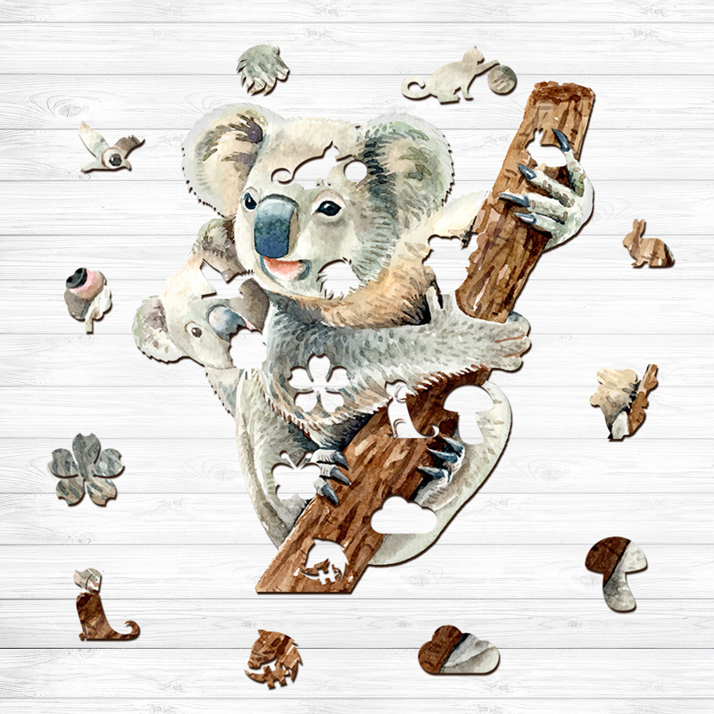 Koala Wooden Jigsaw Puzzle - aimpuzzle