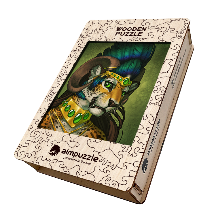 Queen Leopard Wooden Jigsaw Puzzle - aimpuzzle