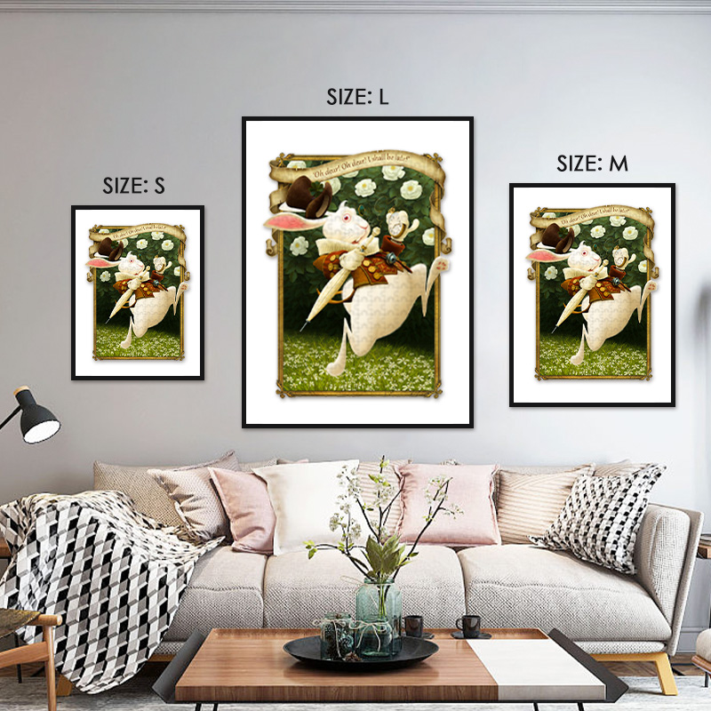 Mr. White Rabbit Wooden Jigsaw Puzzle - aimpuzzle