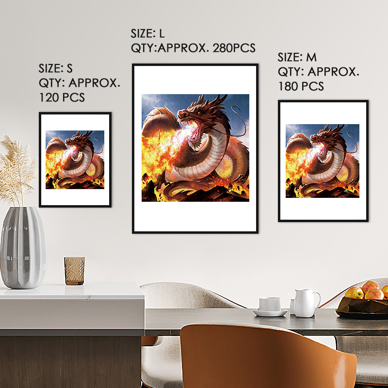 Fire Dragon Wooden Jigsaw Puzzle - aimpuzzle