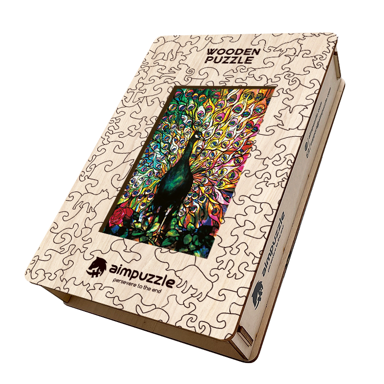 Peacock Wooden Jigsaw Puzzle - aimpuzzle